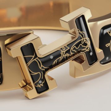 エナメルブレスレット 《クリックH/十二星座》 | Hermès - エルメス